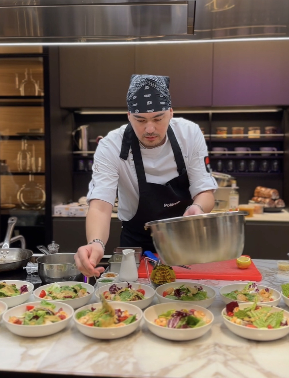 Завтрак дизайнеров в Астане перед поездкой в Италию на Poliform Lab